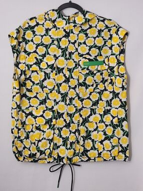 Diane von Furstenberg Packable Sleeveless Hooded Vest Size XXS